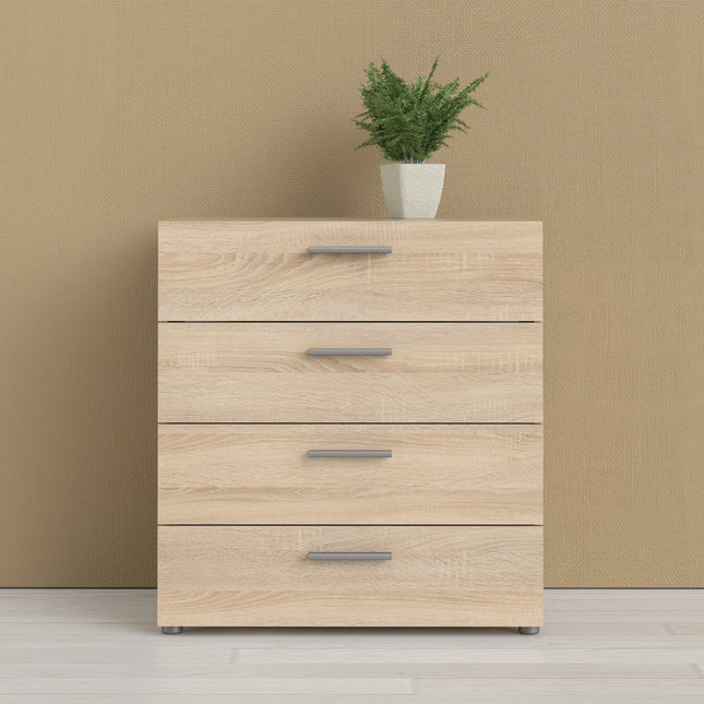 Pepe Chest Of 4 Drawers – Compact Contemporary Storage, Choice Of Finishes