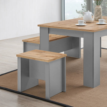 Lisbon - Dining Table, 2 Benches & 2 Stools