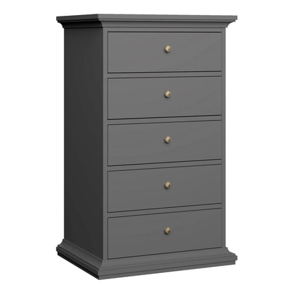 Paris - Chest of 5 Drawers