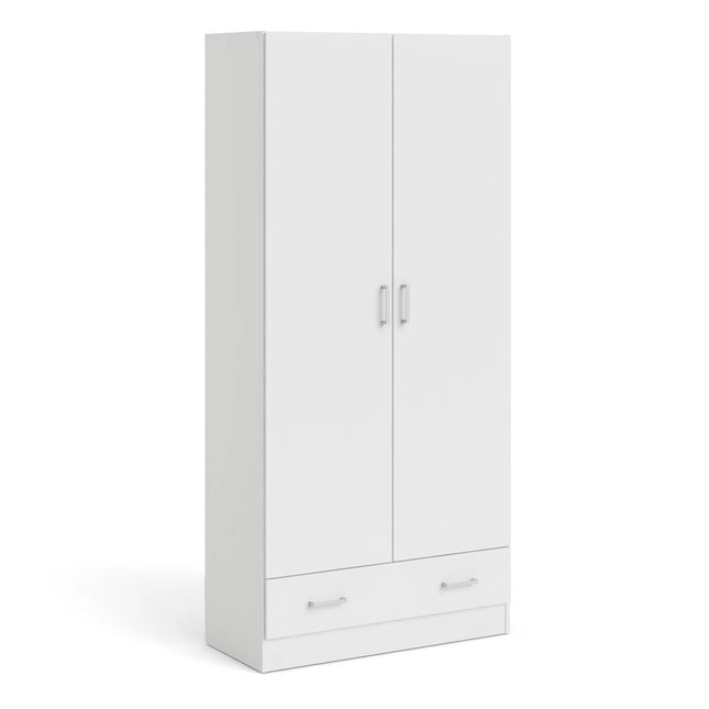 Space - Wardrobe with 2 Doors + 1 Drawer
