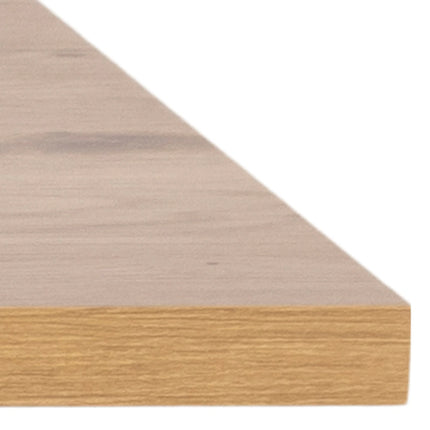 Cenny Dining Table Oak Effect Metal Legs 160cm Industrial