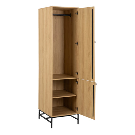 Albany Wardrobe 2 Doors Adjustable Shelves 200cm Height
