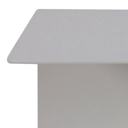 Joliet White Powder-Coated Steel Wall Shelf – Compact & Durable