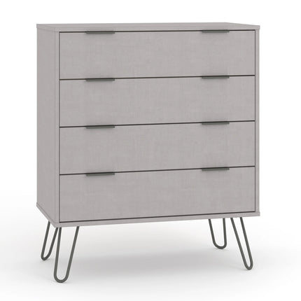 Augusta - Chest of Drawers - 4 Drawer & Hairpin Legs