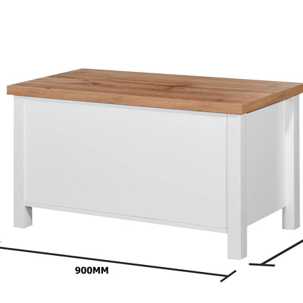 Astbury - Blanket Box - White