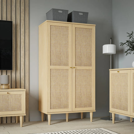 Calasetta - Display Cabinet in Rattan