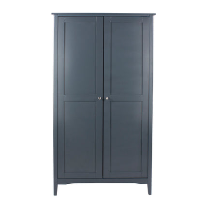 Como - Wardrobe - 2 Door Blue Panelled