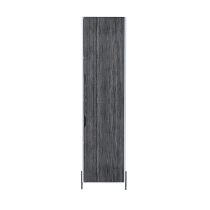 Dallas - Bookcase - 2 Door with Square Metal Legs