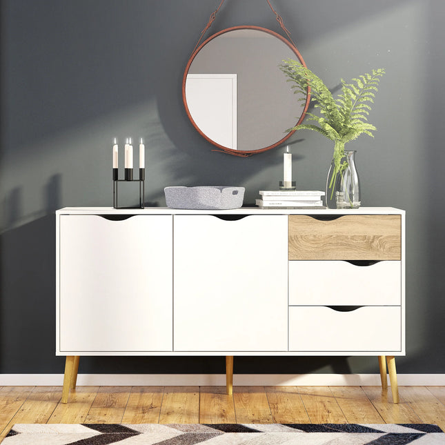 Oslo - Sideboard - Large - 3 Drawers 2 Doors