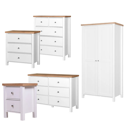 Astbury - 3 Piece Bedroom Set - 3 Drawer Chest - White