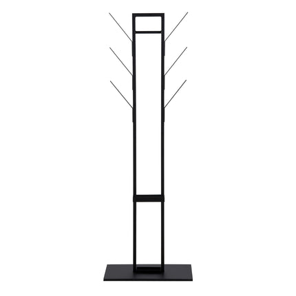 Vinson Coat Hanger Matt Black Steel Frame with Base 56x28x165 cm