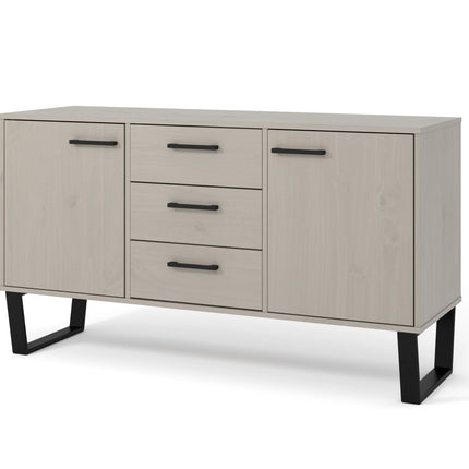 Texas - Sideboard - 2 Door 3 Drawer Grey Waxed Pine