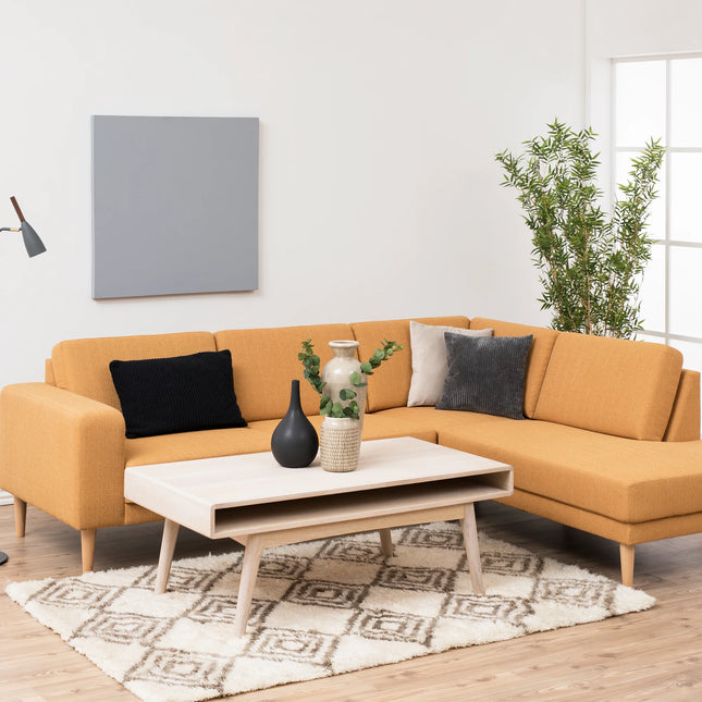 Marte - Coffee Table with Open Shelf