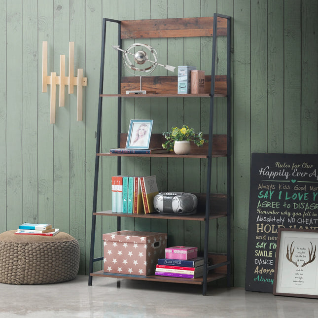 Abbey - Ladder Bookcase - 4 Shelves