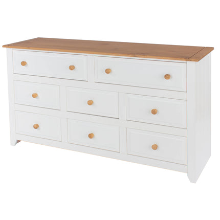 Capri - Chest of Drawers - 8 Drawer Modern Farmhouse