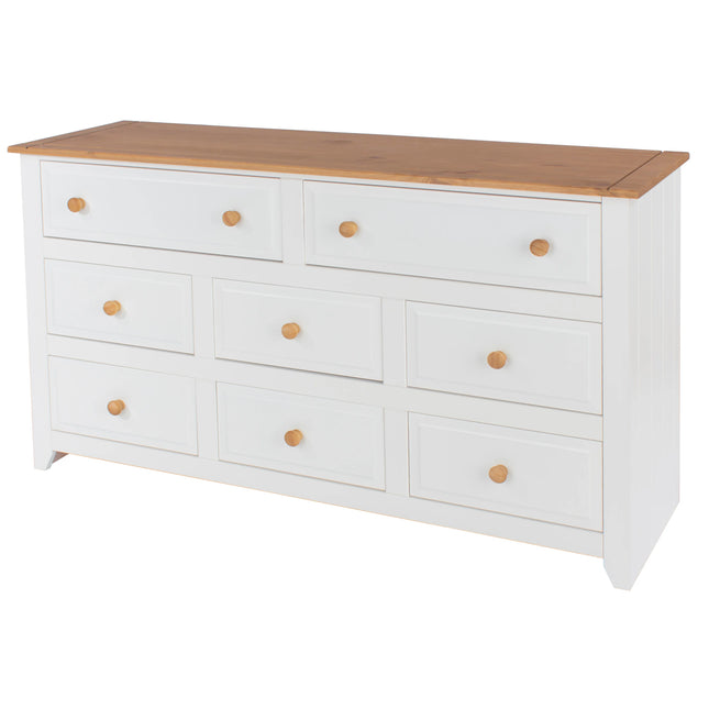 Capri - Chest of Drawers - 8 Drawer Modern Farmhouse