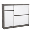 Concrete and White High Gloss