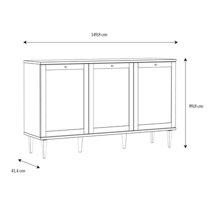 Calasetta - Sideboard in Rattan
