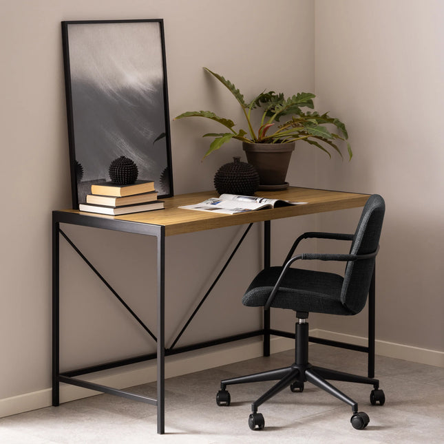 Bahamas - Office Desk and Black and Oak