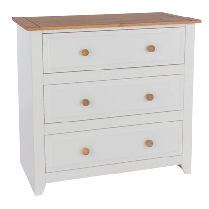Capri - Chest of Drawers - Modern Farmhouse White