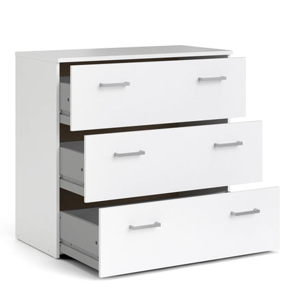 Space - 3 Piece Bedroom Set, Bedside, Chest and 2 Door Wardrobe