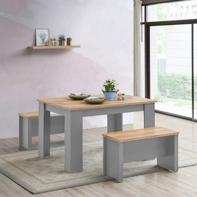 Lisbon - Dining Table & 2 Benches