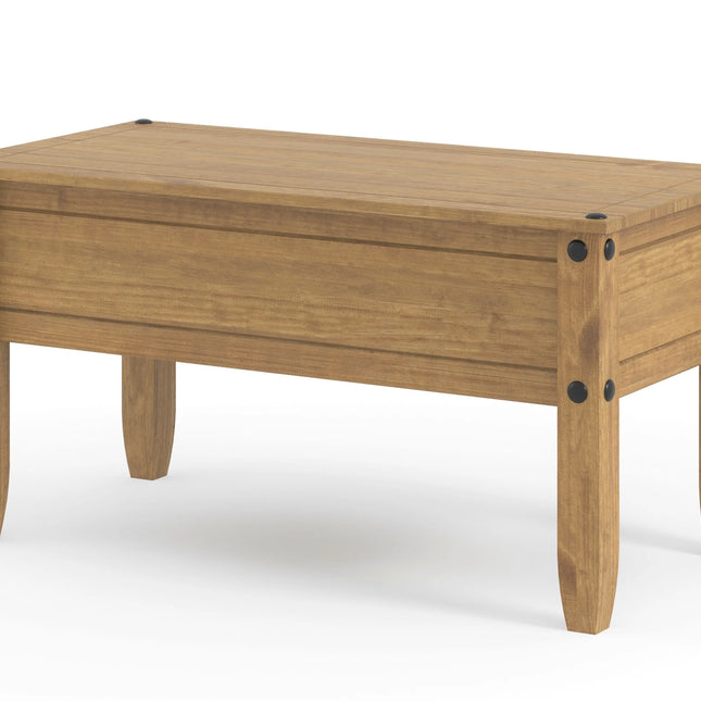 Corona - Coffee Table - 1 Drawer Antique Waxed Pine